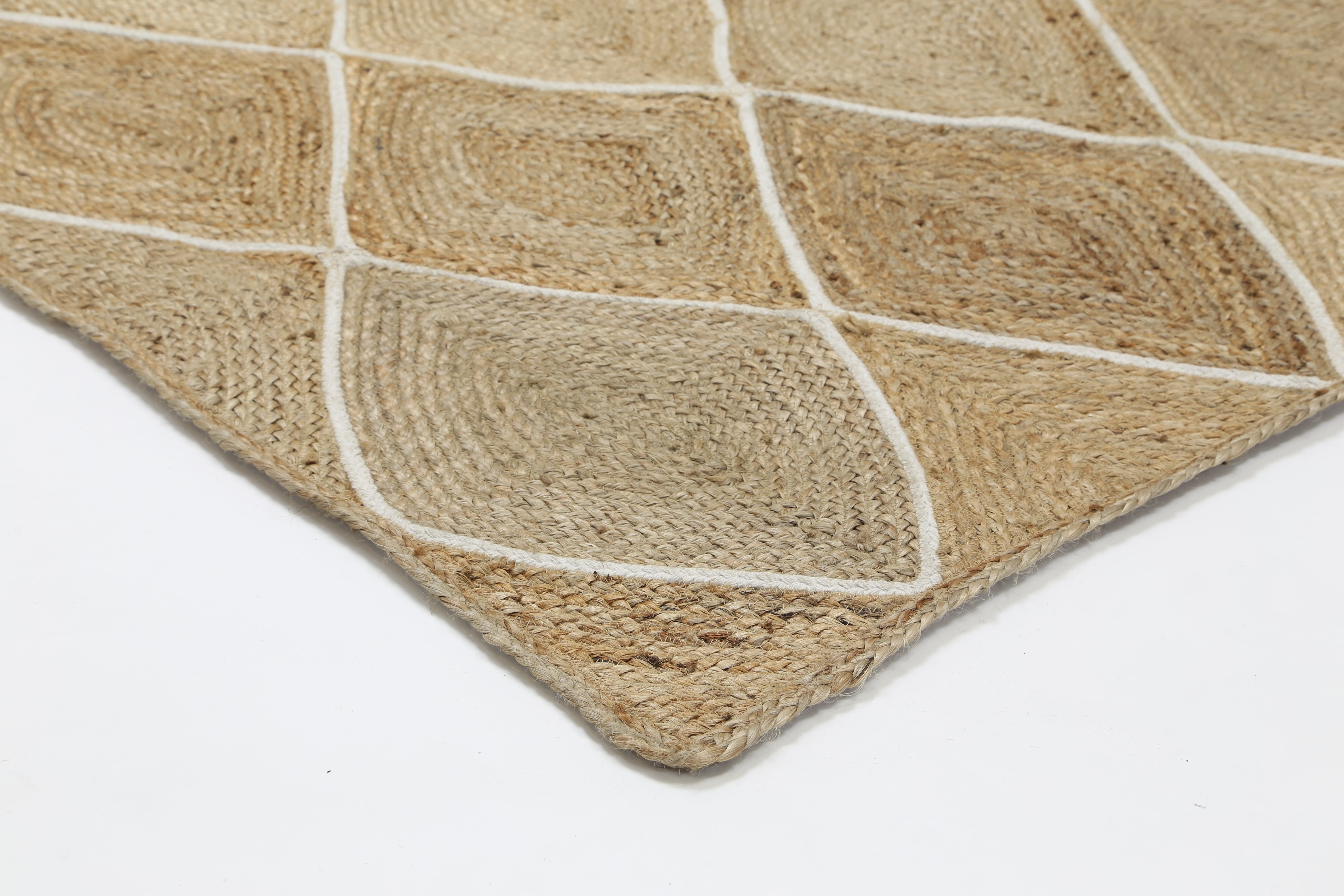 Glamour Natural Diamond Rug
