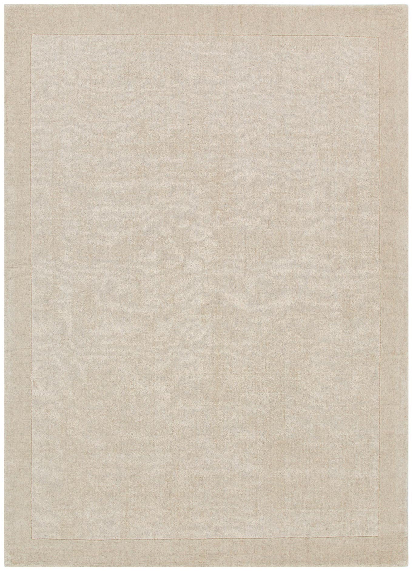 Calley Natural Border Wool Rug