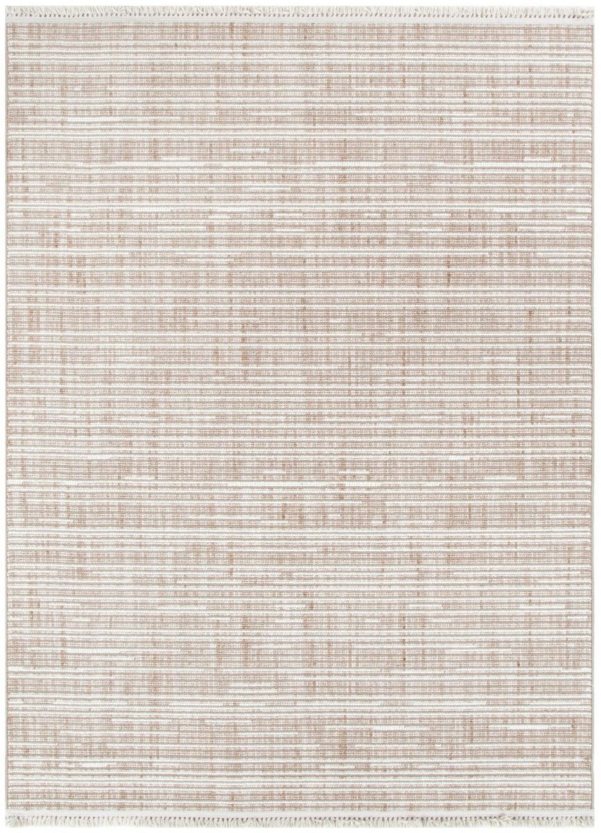 Alira Beige Ivory Loop Lines Rug