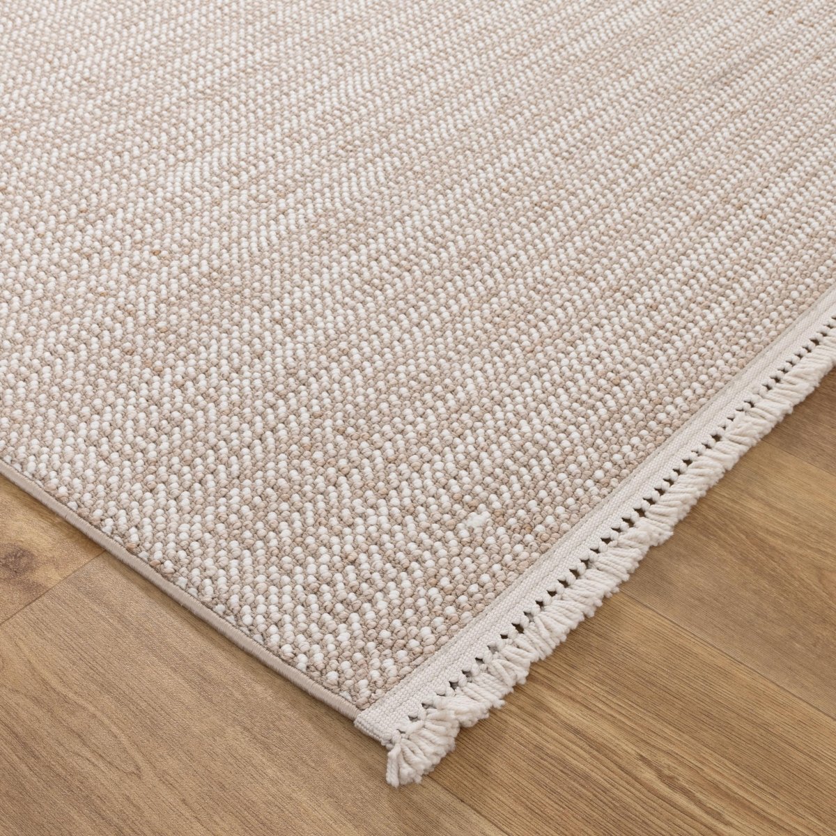 Alira Ivory Beige Loop Rug