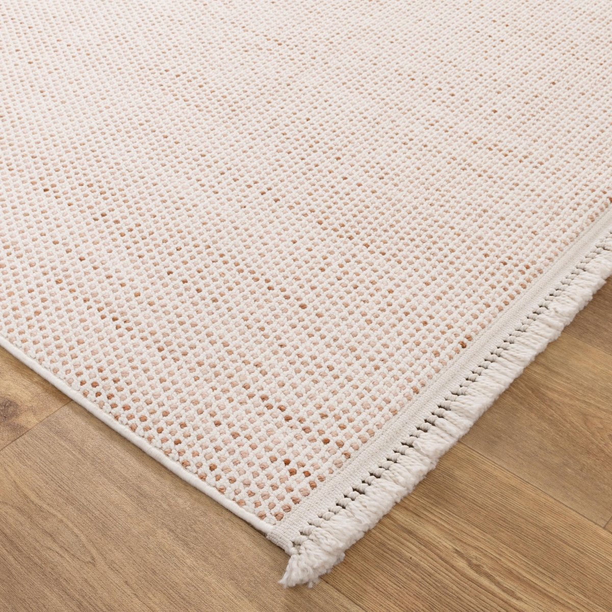 Alira Ivory Pink Loop Rug