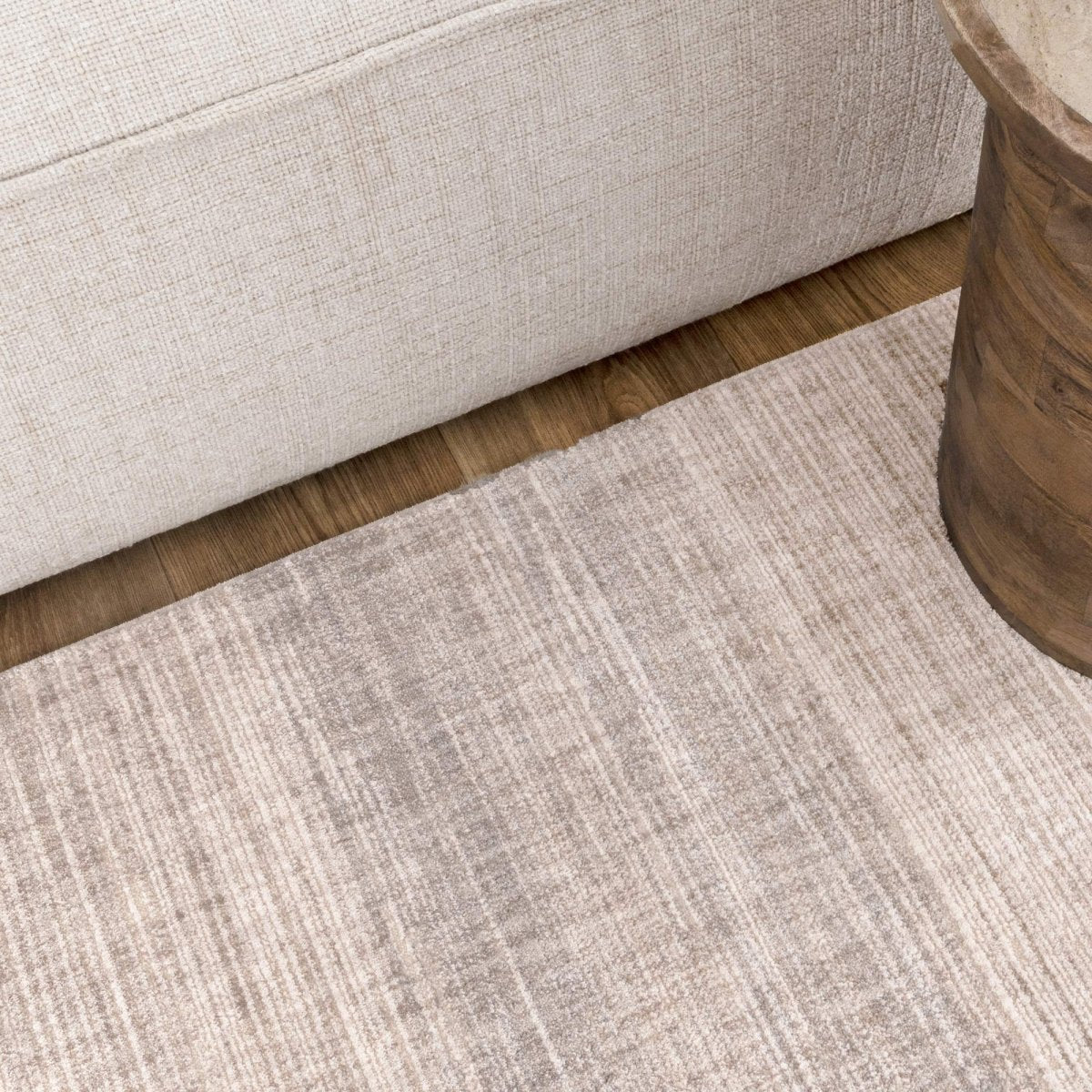 Ayra Beige Lines Rug