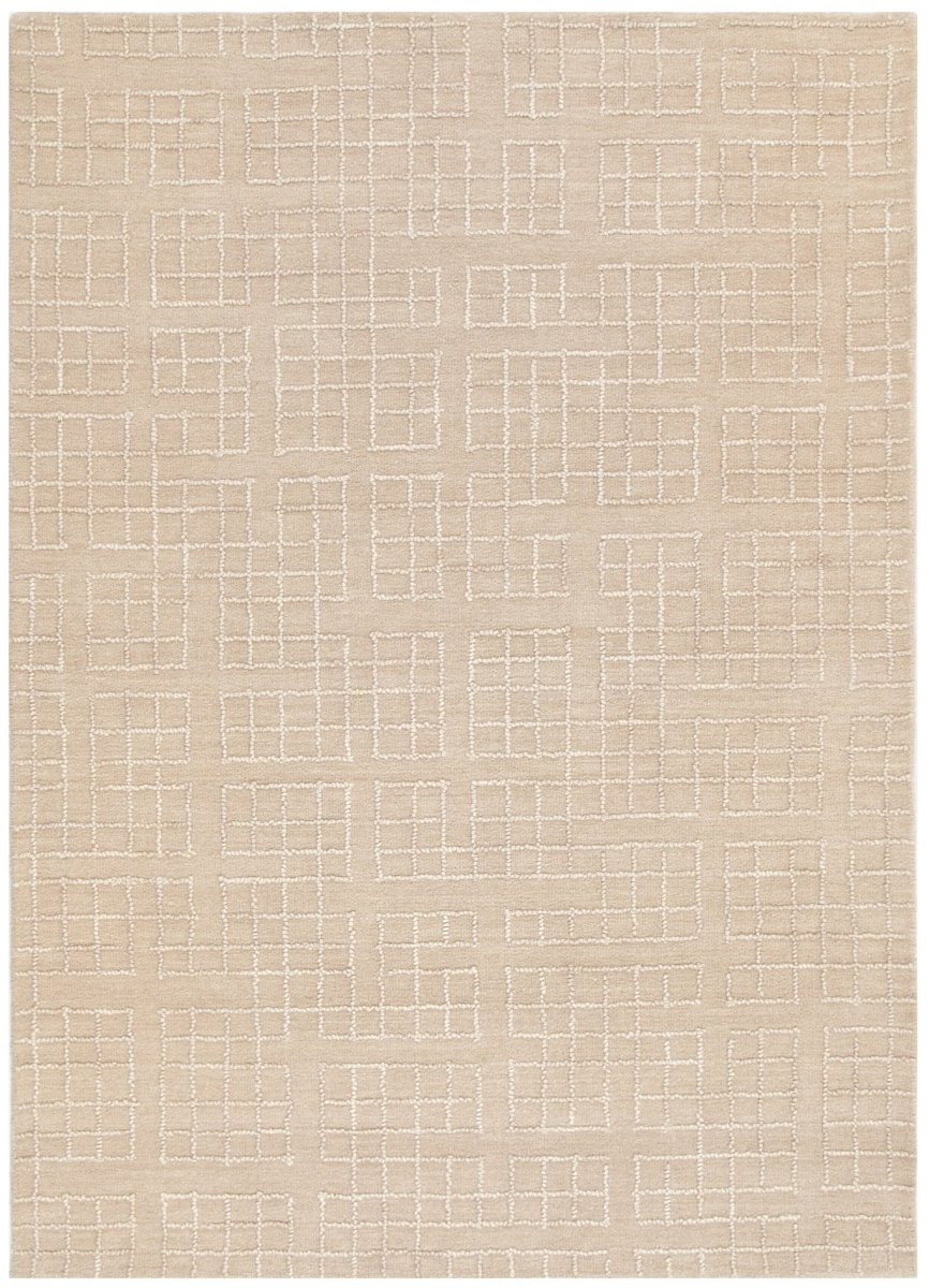 Azure Beige Wool Rug
