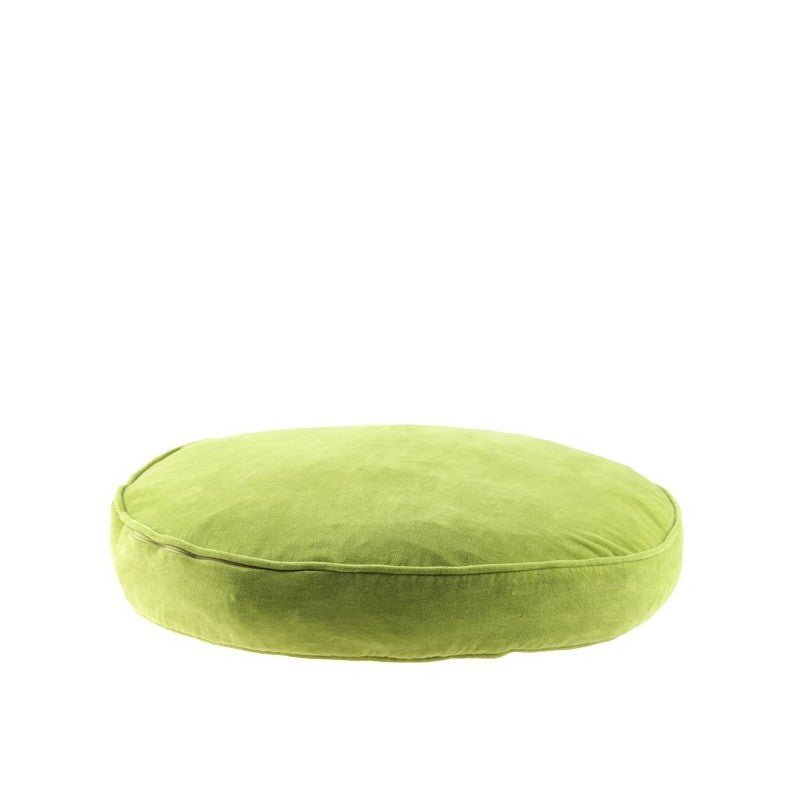 Bae Round Pesto Cushion 60cm CUSHIONS > Velvet | Ruggy