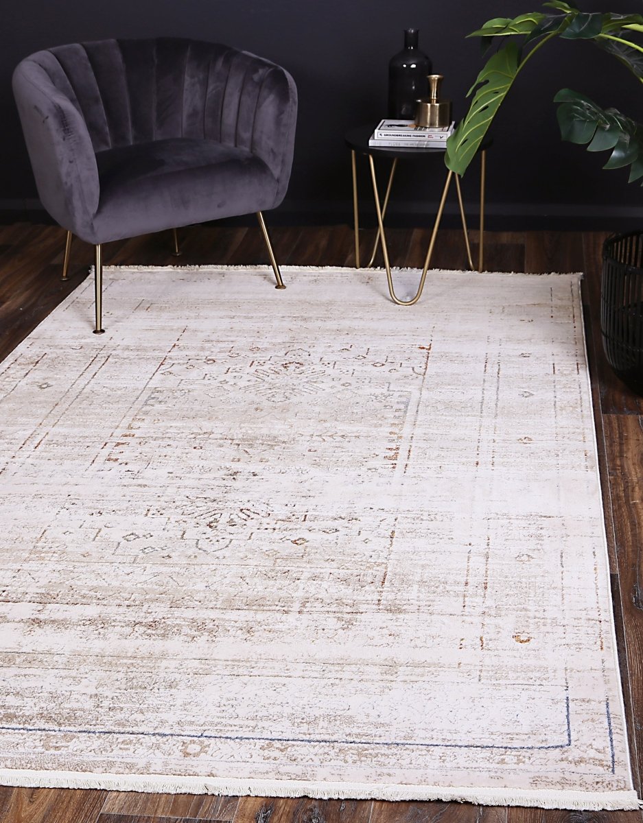Celestial Traditional Beige Multi Rug - Ruggy