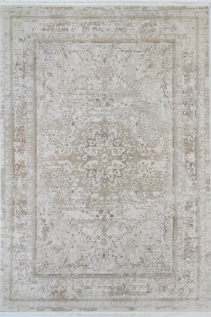 Celestial Vintage Medalion Beige Rug - Ruggy