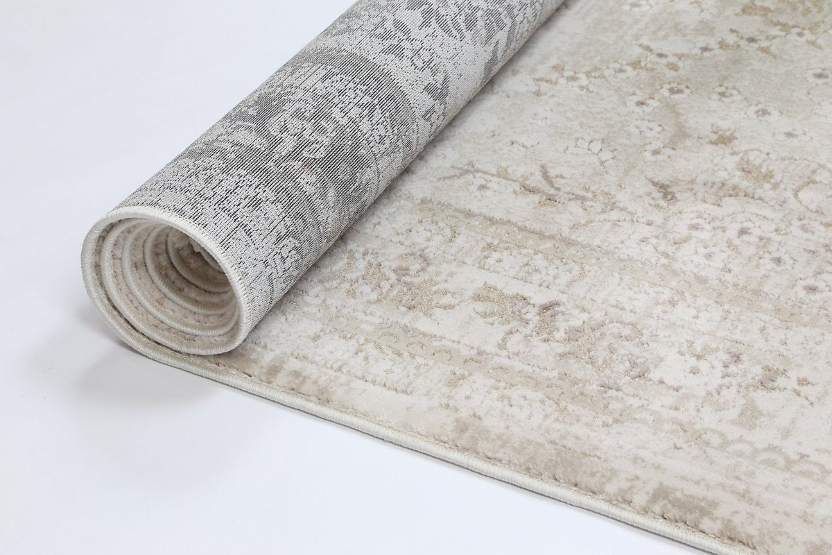 Celestial Vintage Medalion Beige Rug - Ruggy
