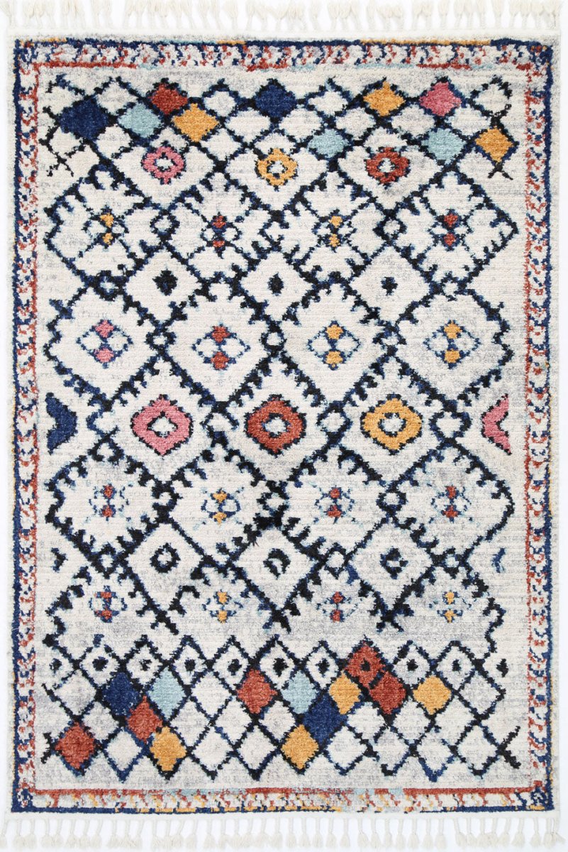 Divine Vintage Boho Ifran Blue Rug - Ruggy