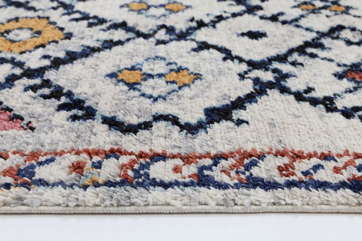 Divine Vintage Boho Ifran Blue Rug - Ruggy