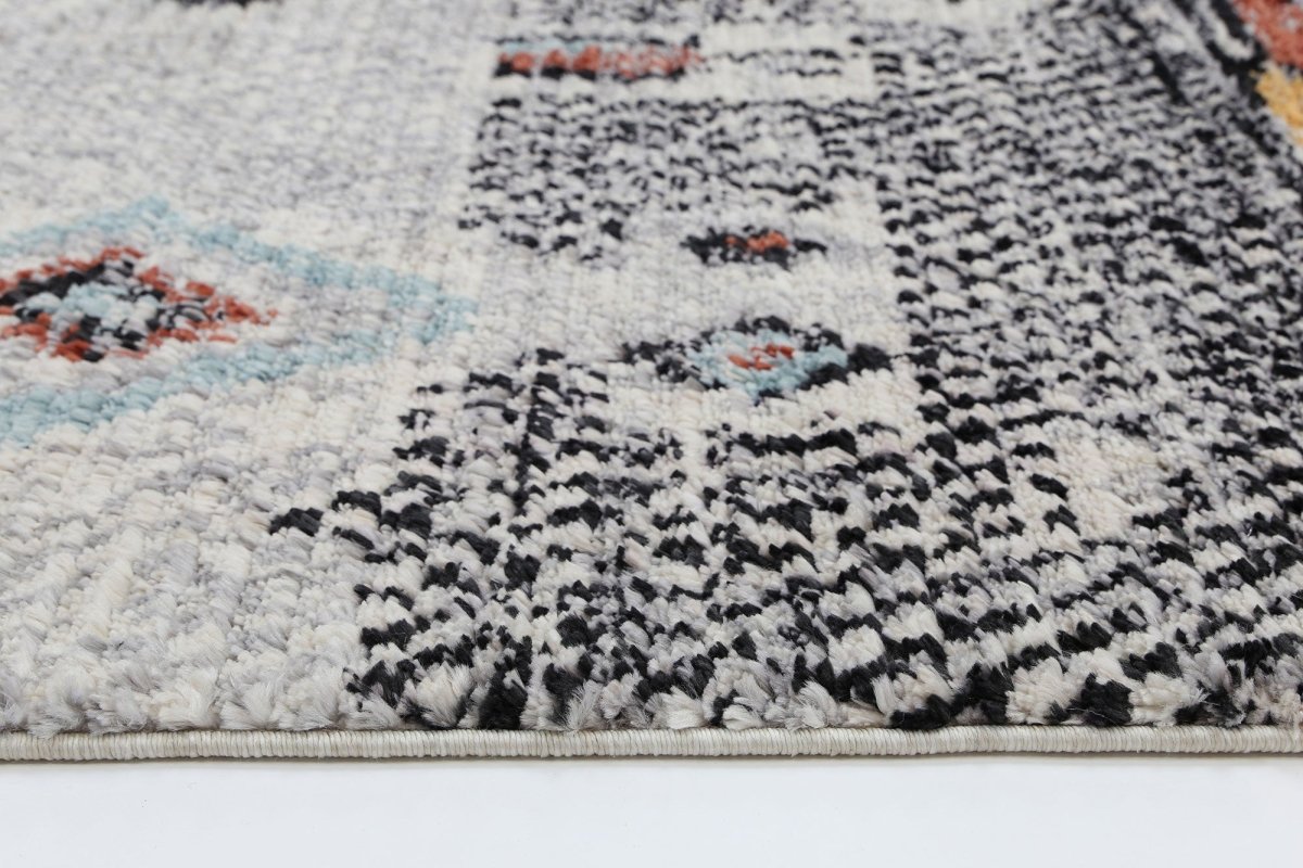 Divine Vintage Boho Meknes Silver Rug - Ruggy