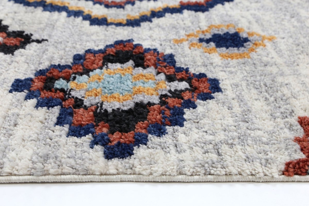 Divine Vintage Boho, White Rug - Ruggy