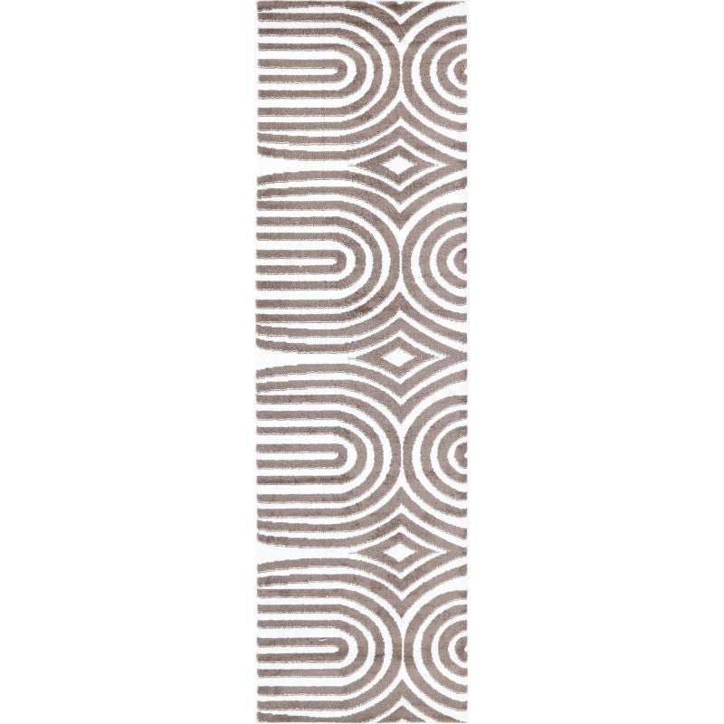 Esker Curve Grey Rug