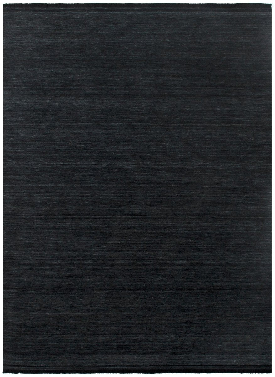 Lamia Charcoal Hand-Knotted Wool Rug