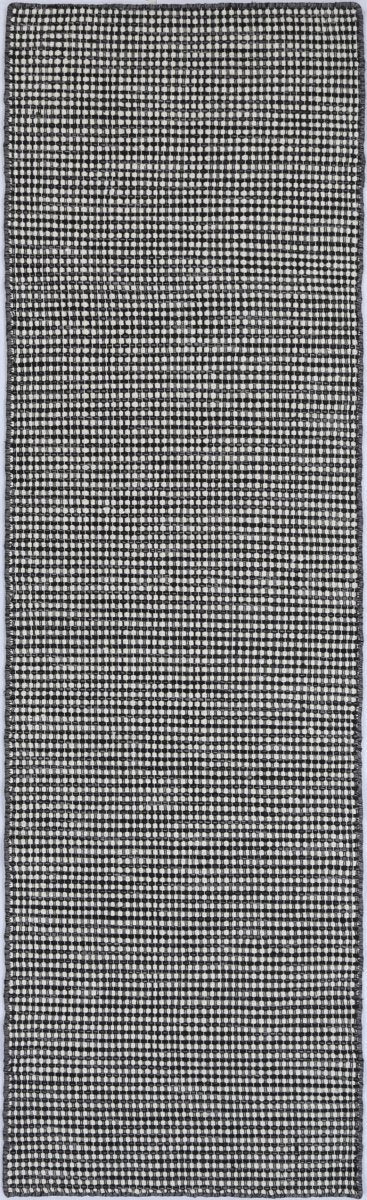 Majesty Charcoal Grey Reversible Wool Hall Runner Runner | Ruggy