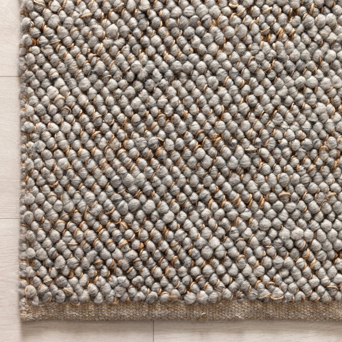 Meadow Grey Jute and Wool Rug