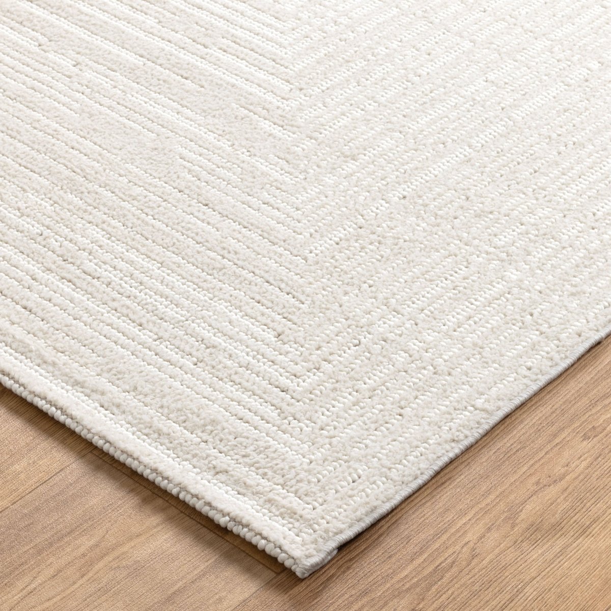 Murray Frames Cream Beige Rug