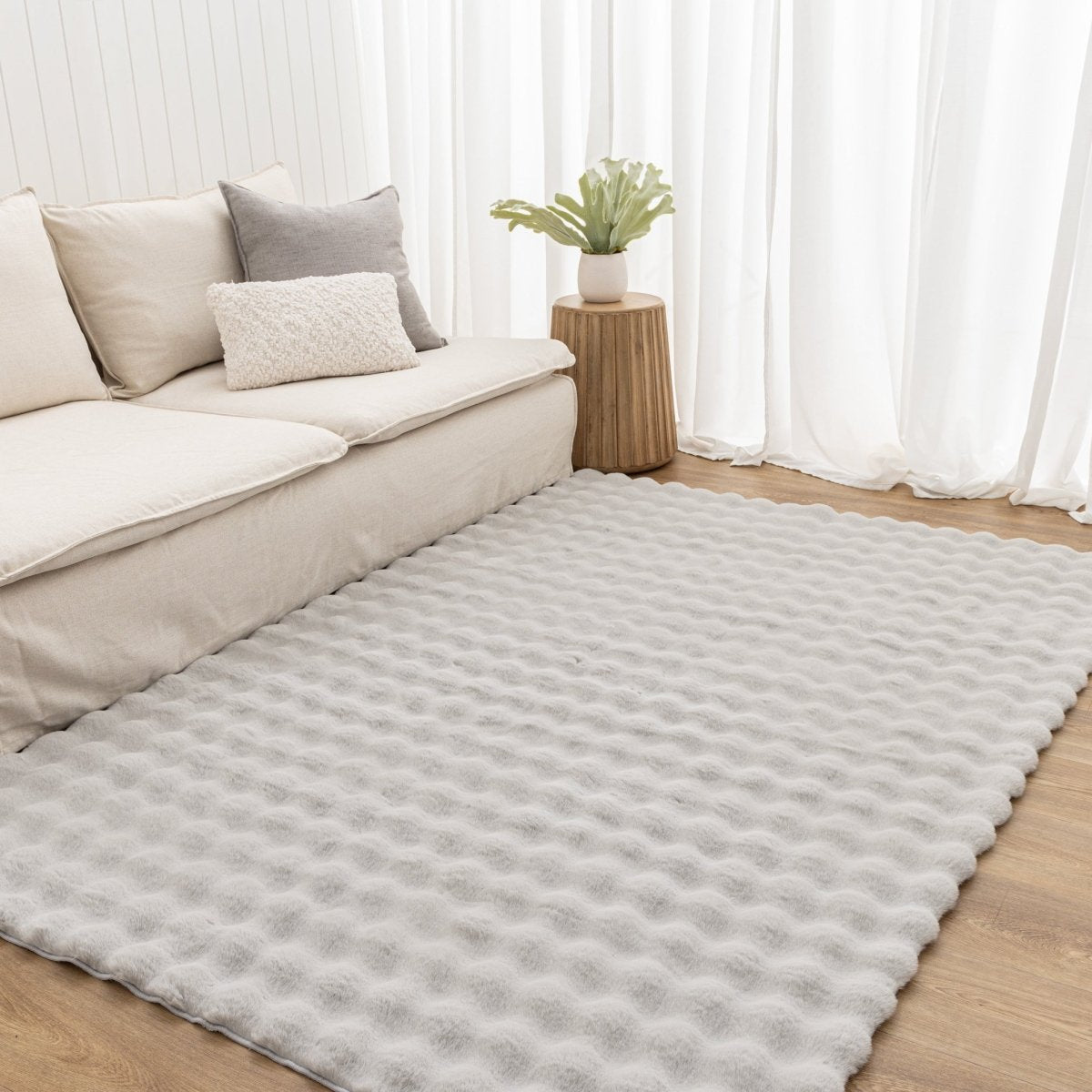 Nara Silver Washable Rug