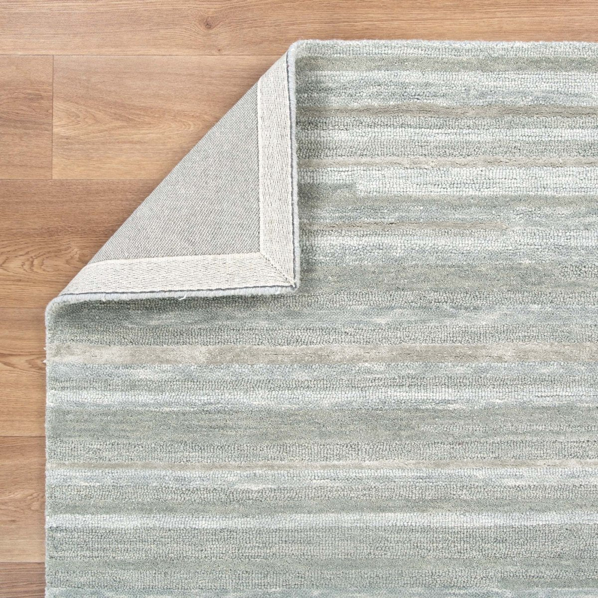 Nirvana Horizon GREY Wool Rug - Ruggy