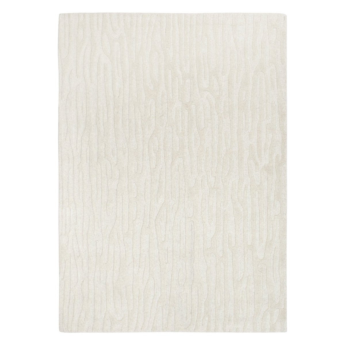 Nirvana Vayne IVORY Wool Rug - Ruggy
