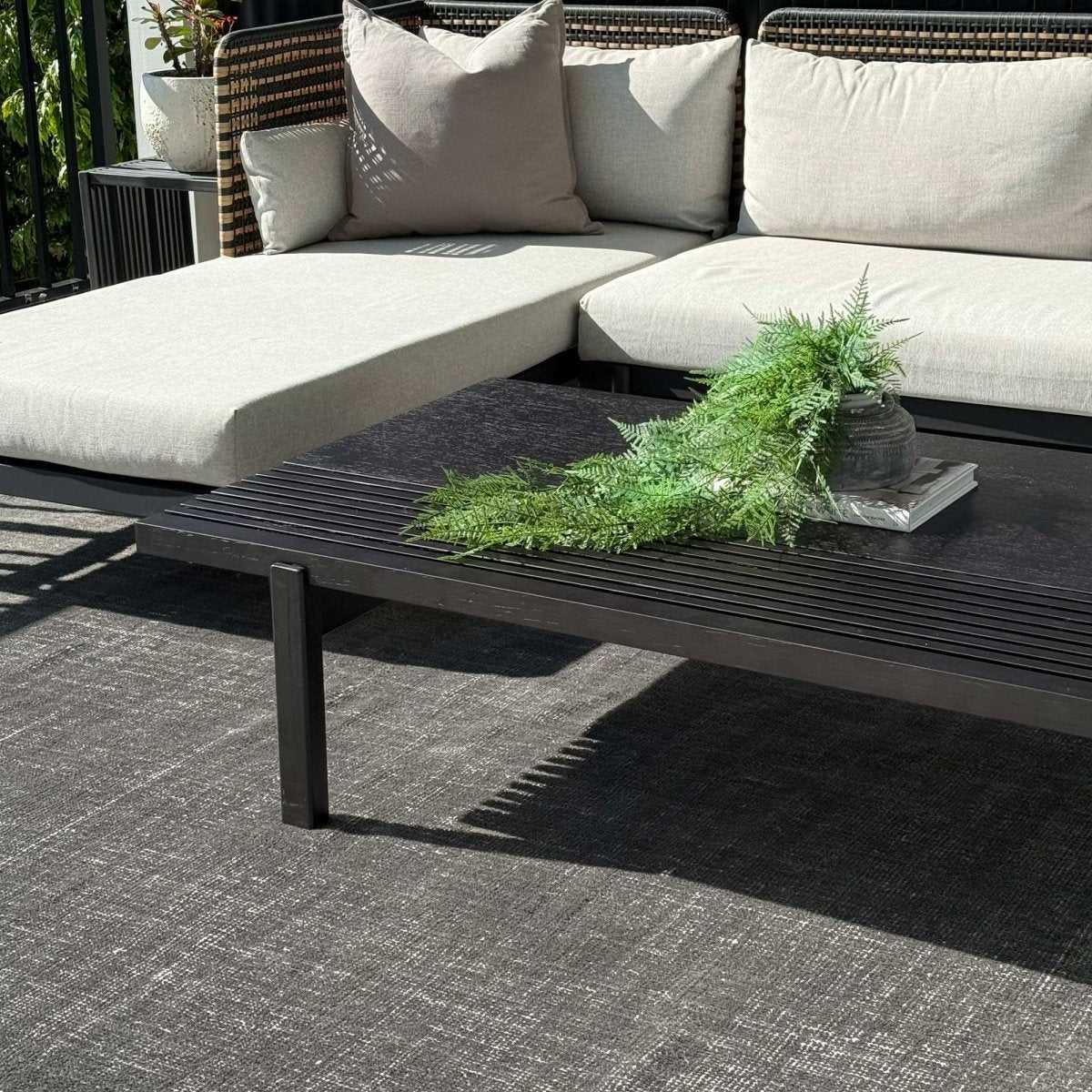 Novara Grey Indoor Outdoor Rug