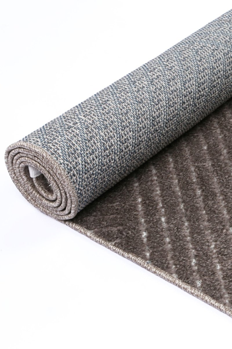 Oasis Thasos Overlay Taupe Rug - Ruggy