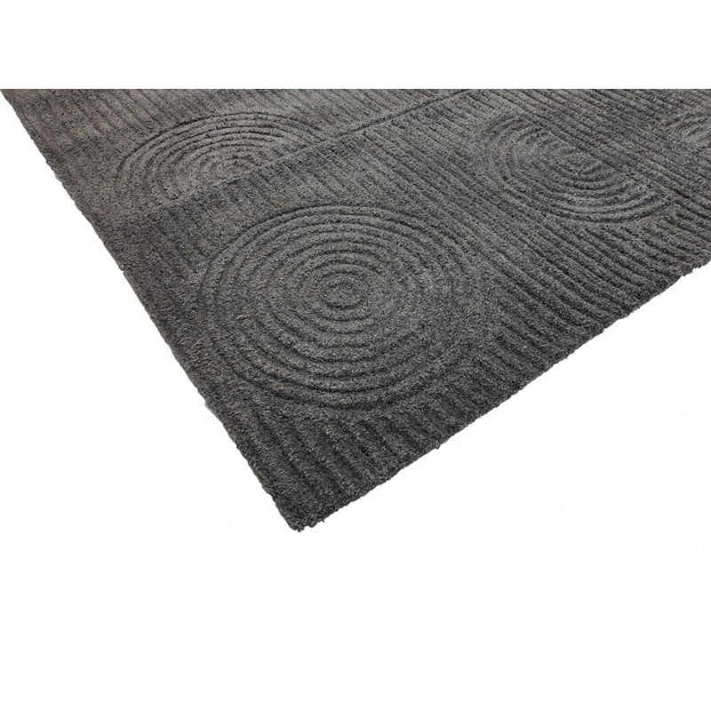 Oriana Halo Hand Tufted Rug Slate