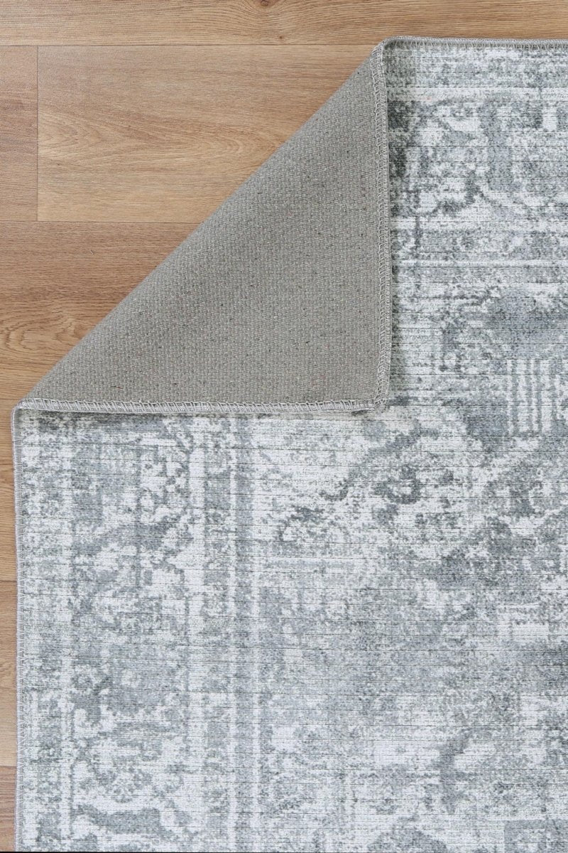 Pety Charcoal Machine Washable Rug - Ruggy