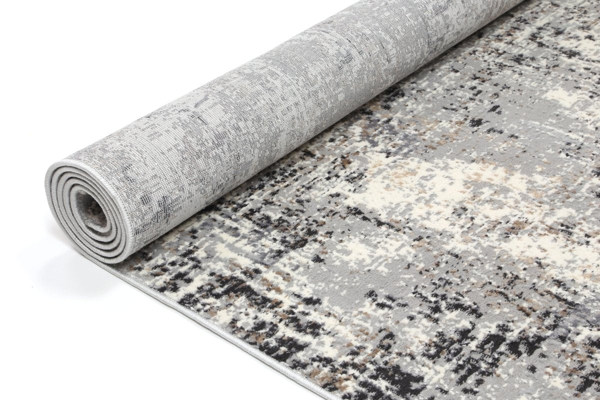 Sustaina Grey Modern Rug - Ruggy