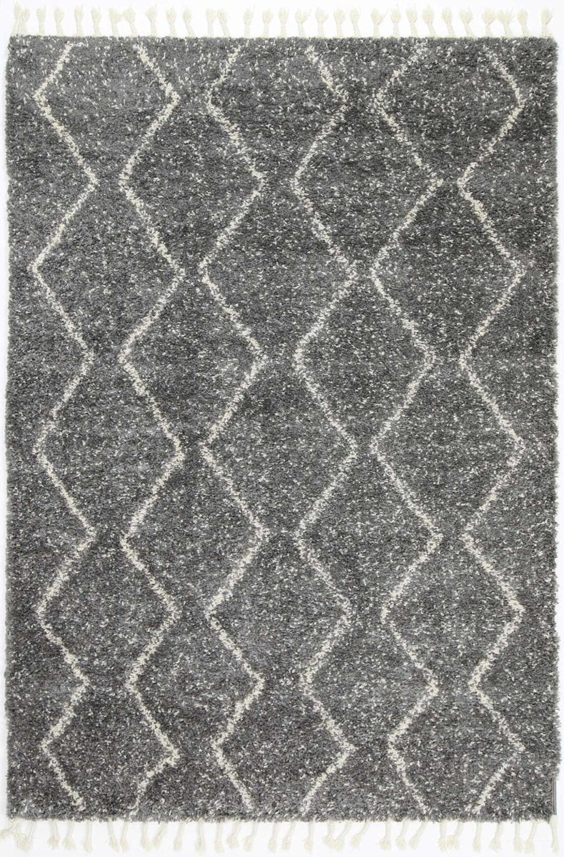 Twinkle Levi Tribal Charcoal Rug - Ruggy