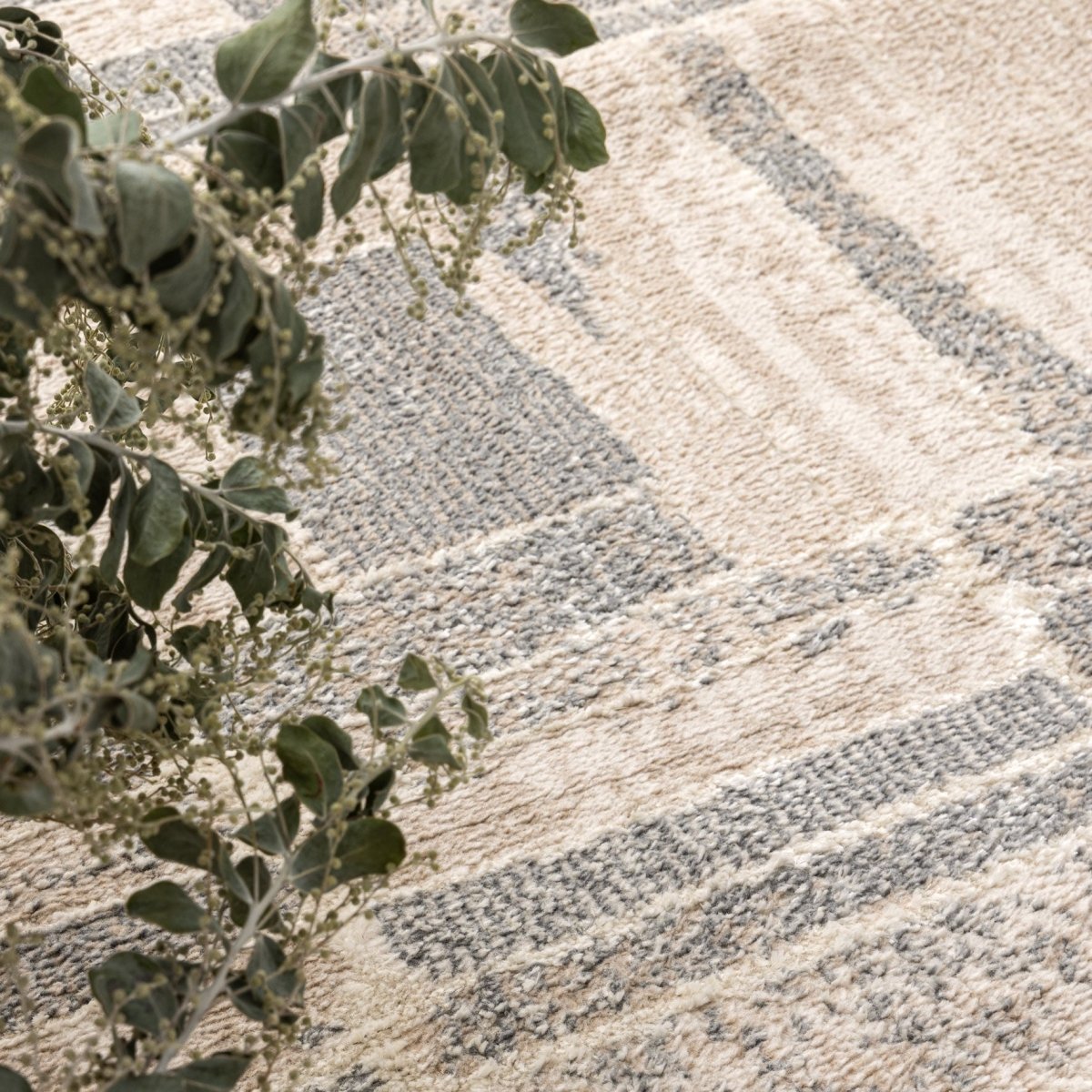 Victoria Tetris Neutral Rug