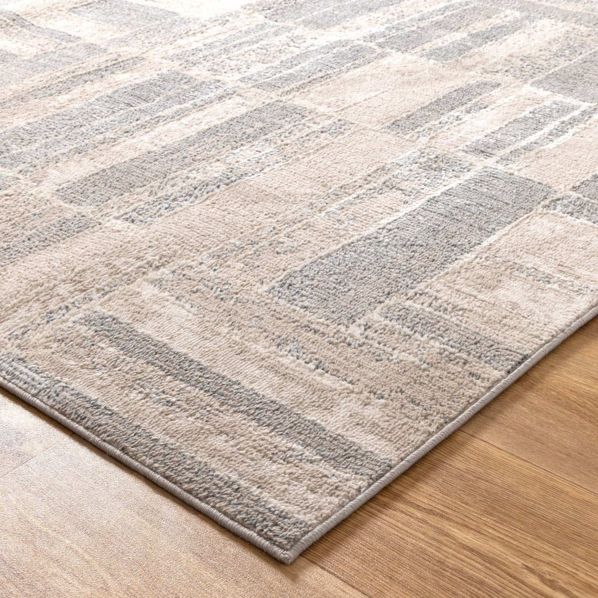 Victoria Tetris Neutral Rug