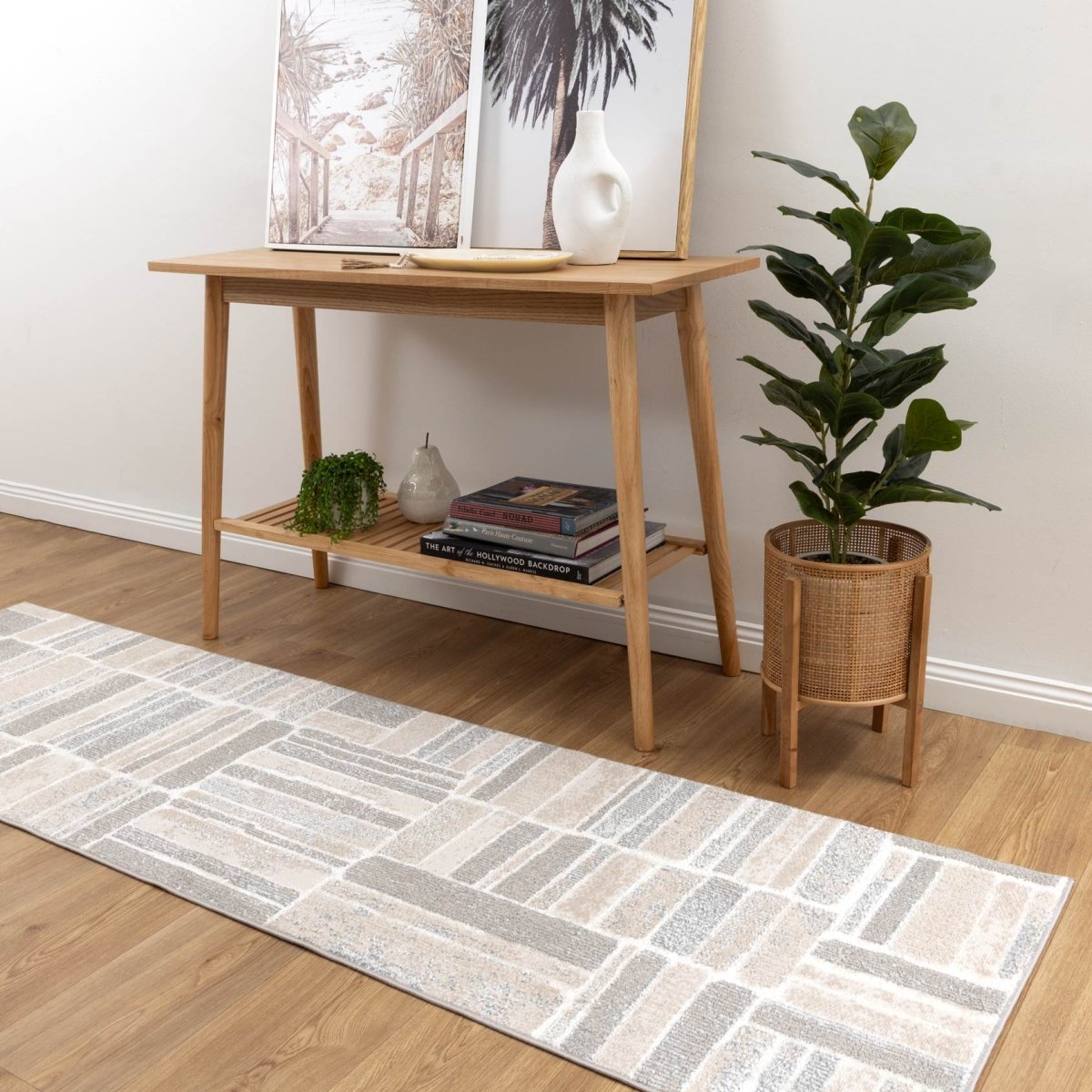 Victoria Tetris Neutral Rug
