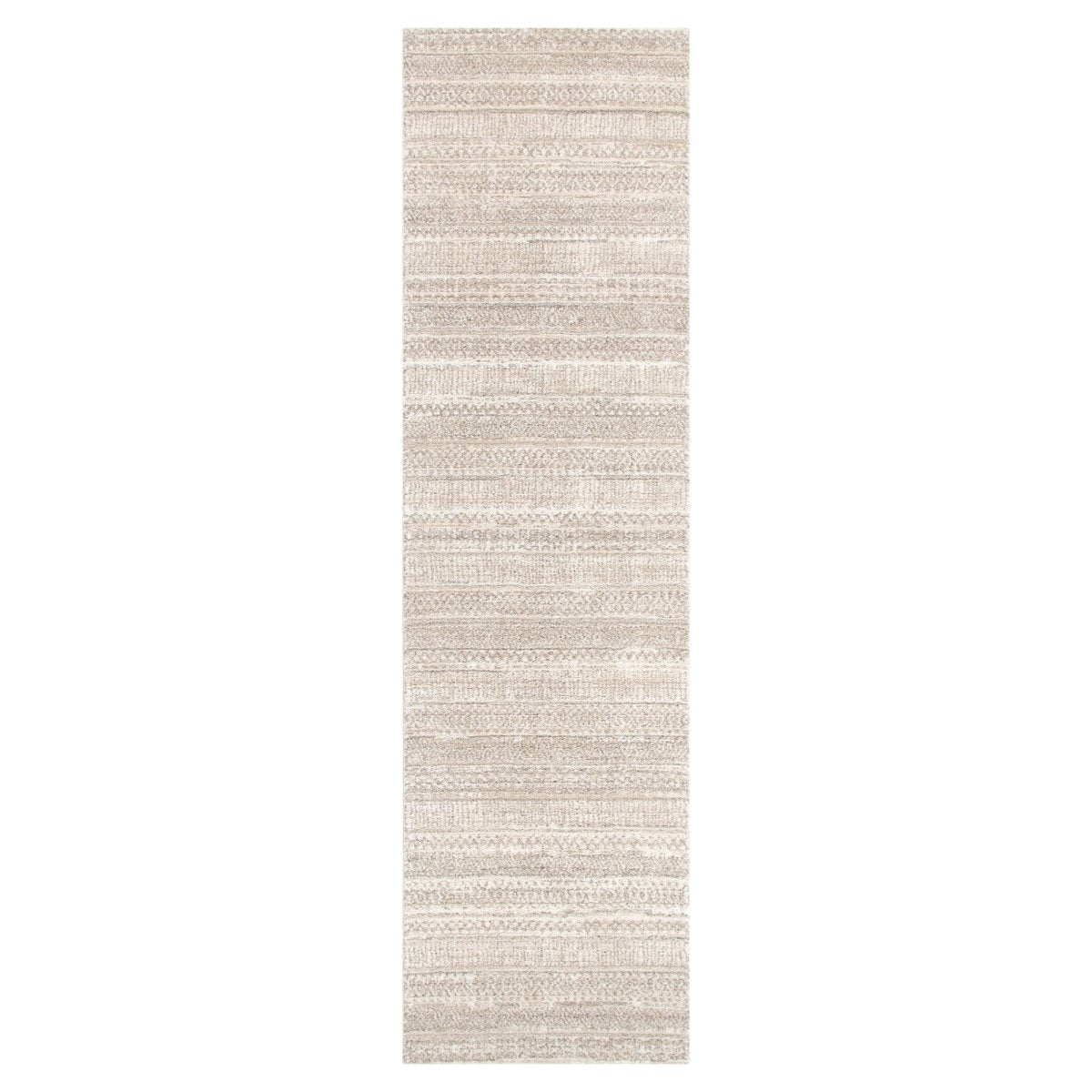 Zenda Distressed Tribal Beige Rug