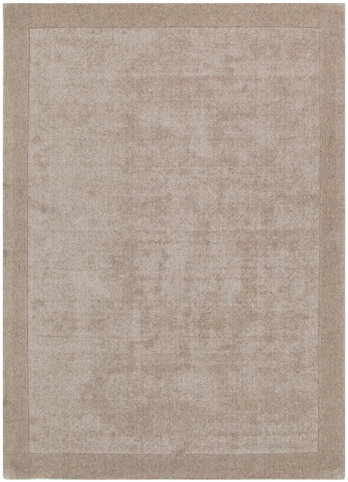 Calley Camel Border Wool Rug