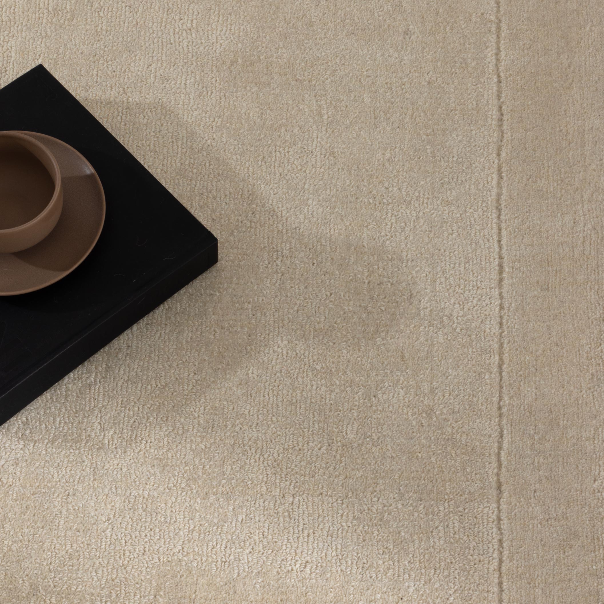 Calley Ivory Border Wool Rug