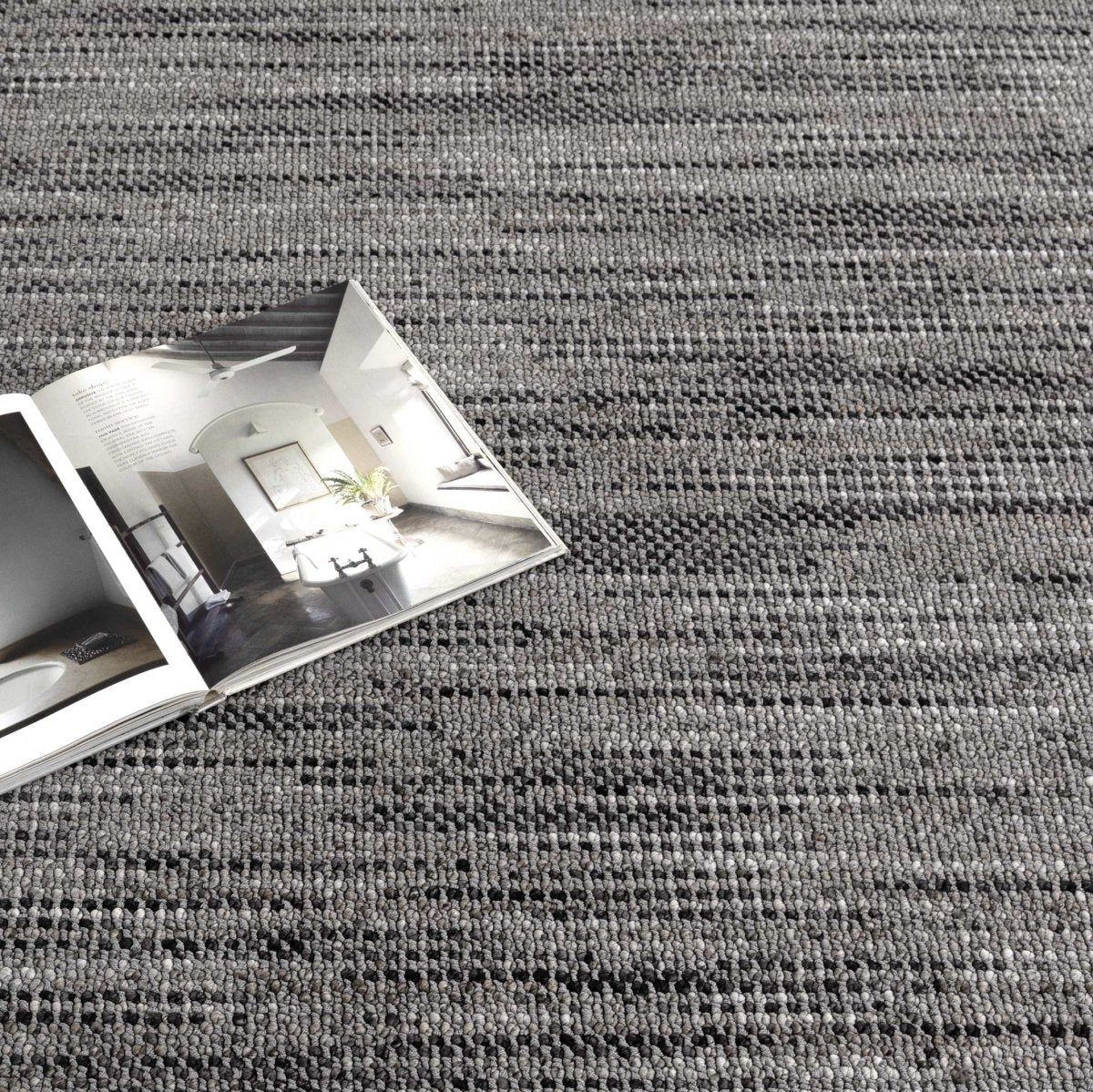 Alira Charcoal Loop Rug