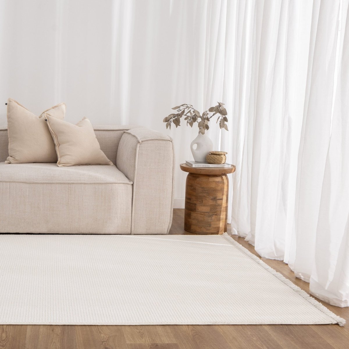 Alira Ivory Loop Rug