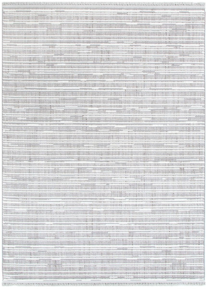 Alira Silver Ivory Loop Lines Rug