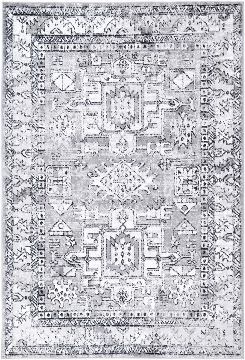 Artique Traditional Grey Rug - Ruggy