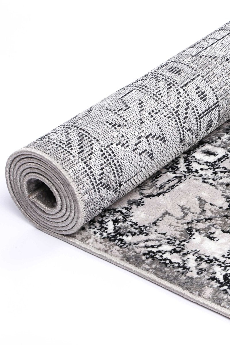 Artique Traditional Grey Rug - Ruggy