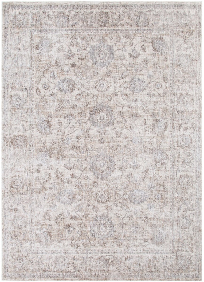 Ayra Beige & Blue Transitional Rug