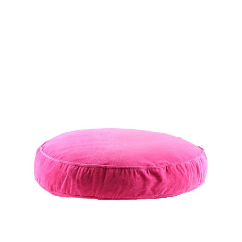 Bae Round Pink Cushion 60cm CUSHIONS > Velvet | Ruggy