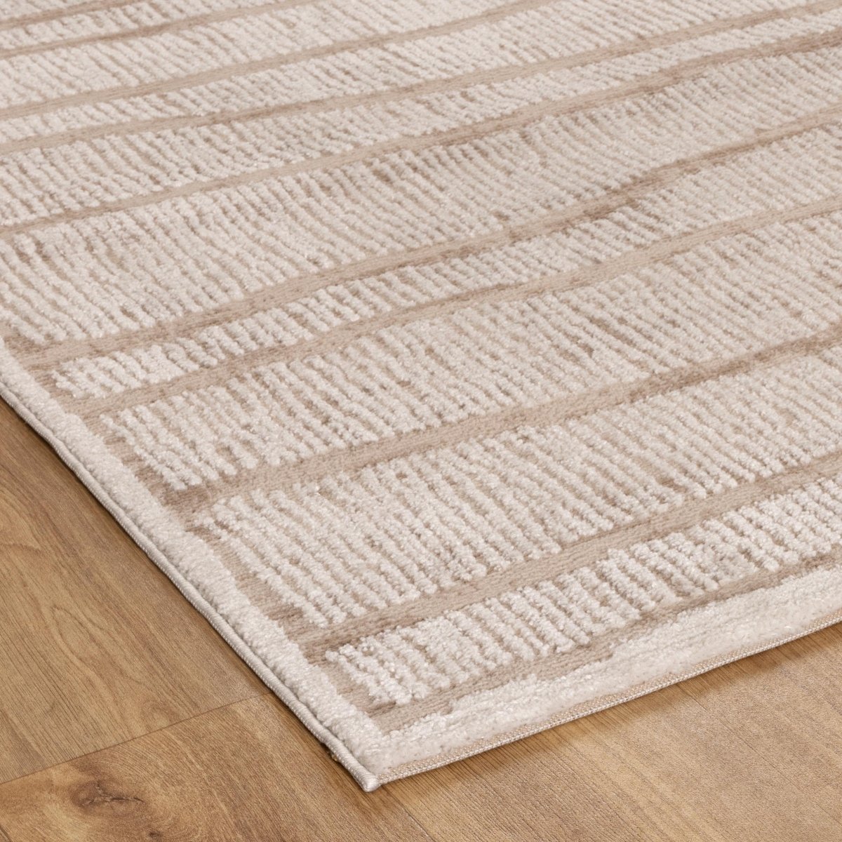 Belisse Abstract Ivory Lines Rug