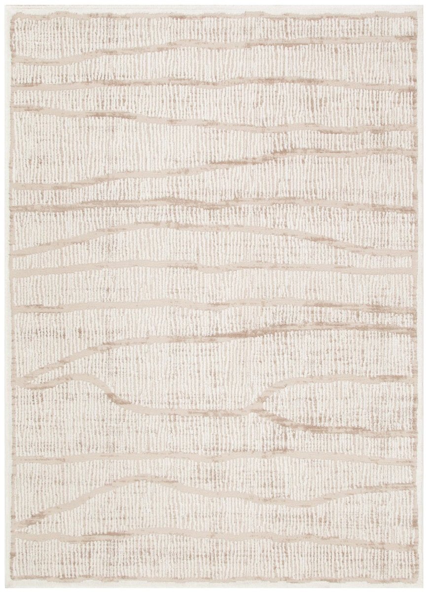 Belisse Abstract Ivory Lines Rug