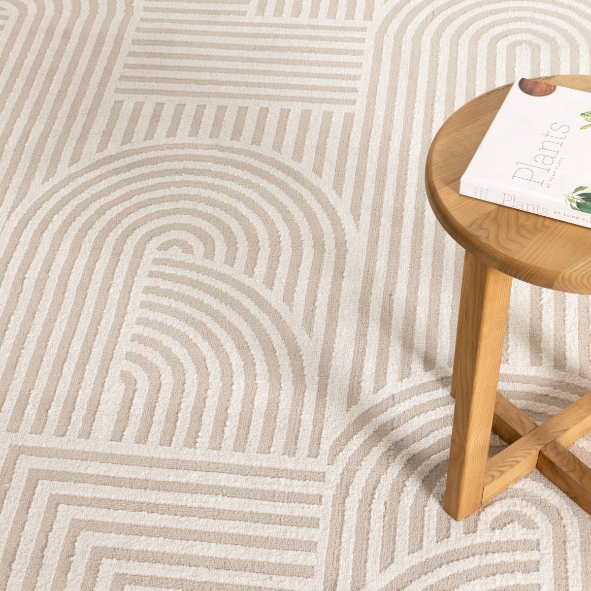 Belisse Arches Beige Ivory Rug