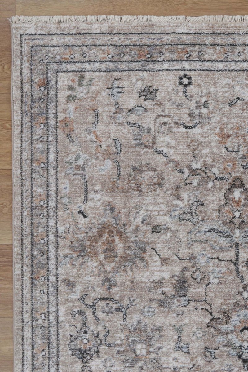 Bordura Vintage Parklane Beige Rug - Ruggy