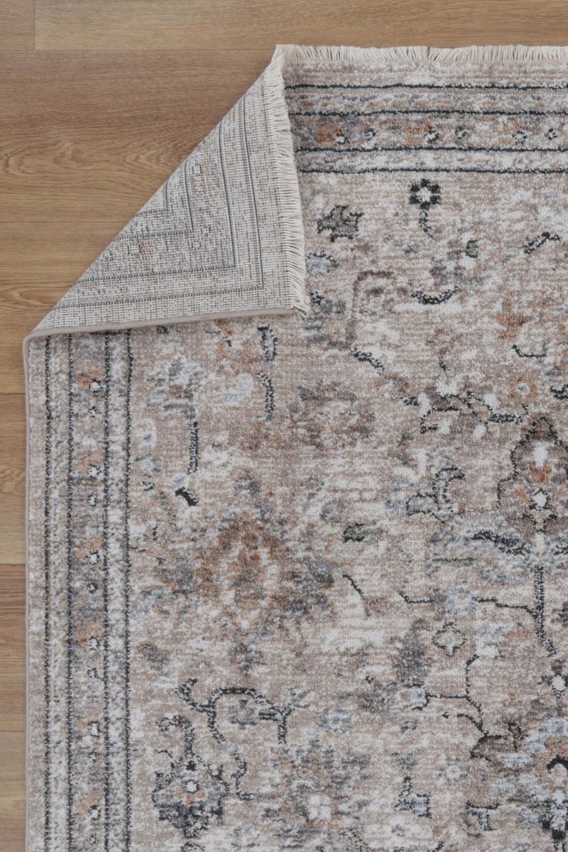 Bordura Vintage Parklane Beige Rug - Ruggy