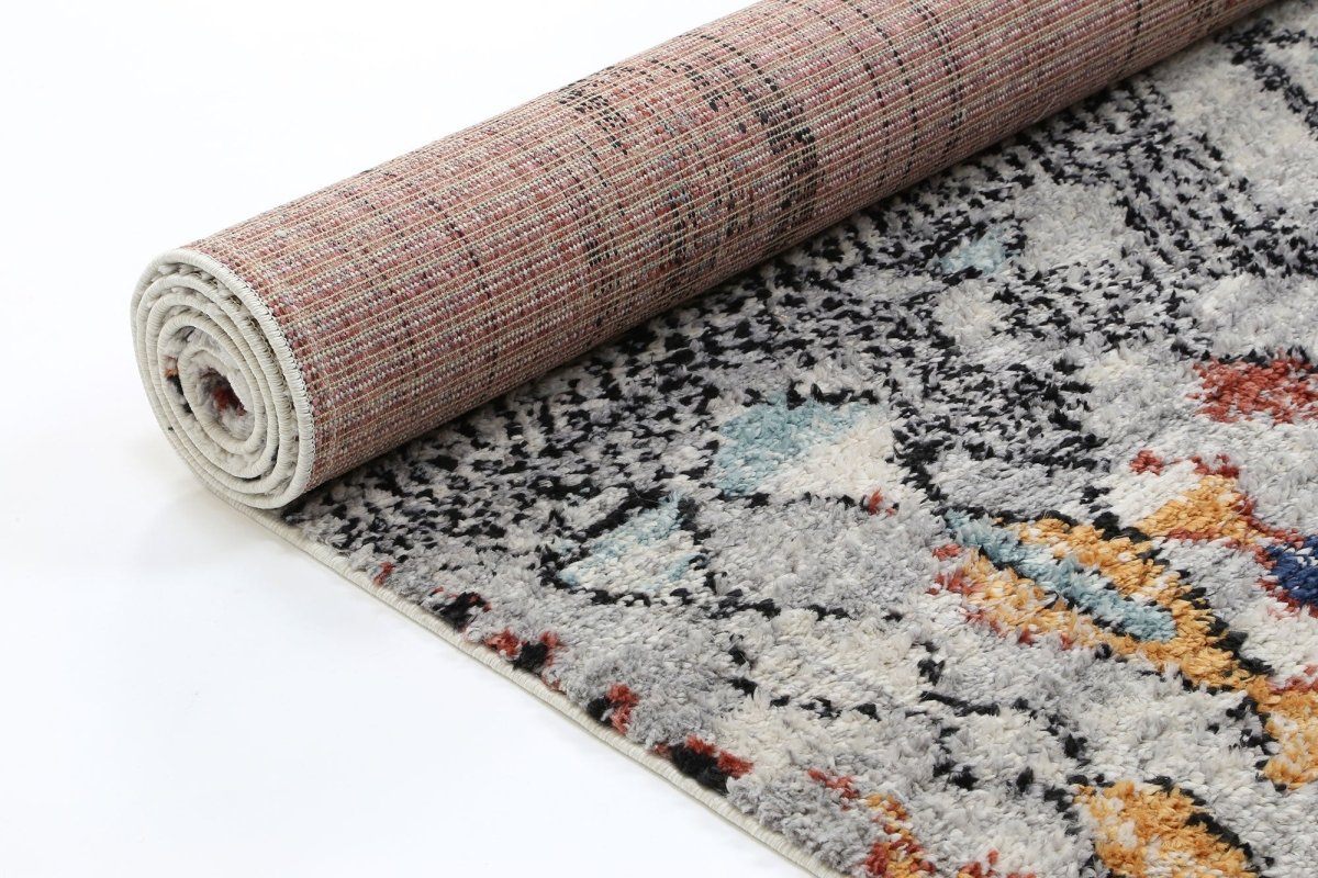 Divine Vintage Boho Meknes Silver Rug - Ruggy