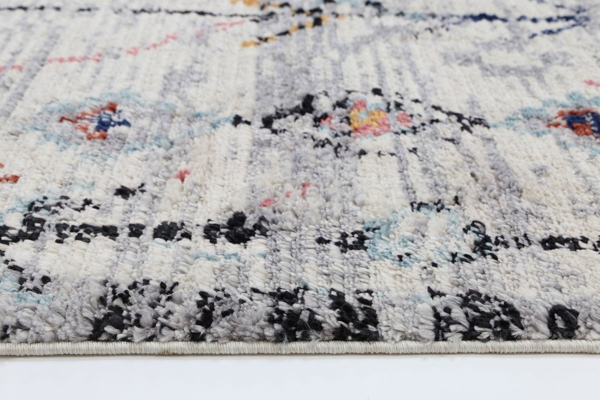 Divine Vintage Boho Taza White Rug - Ruggy