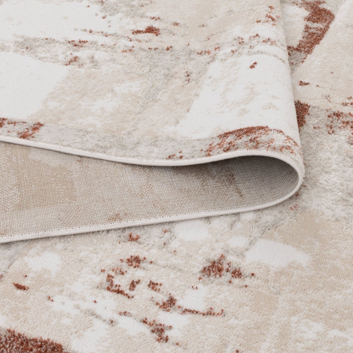 Eloura Abstract Wash Rust Rug